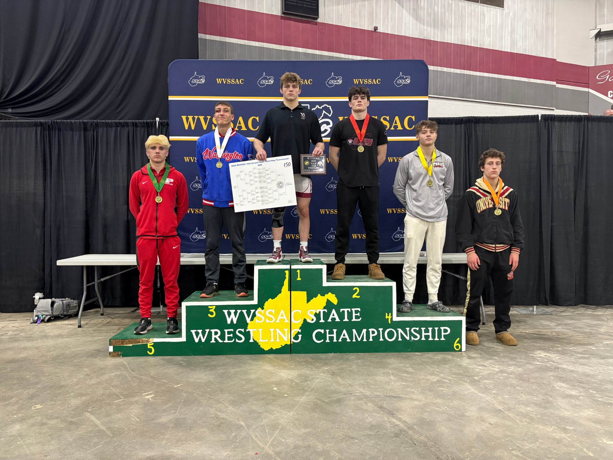 Wrestling State Tournament: Adams, Bailes and Roark win third title each; Coleman and Holt earn girls titles