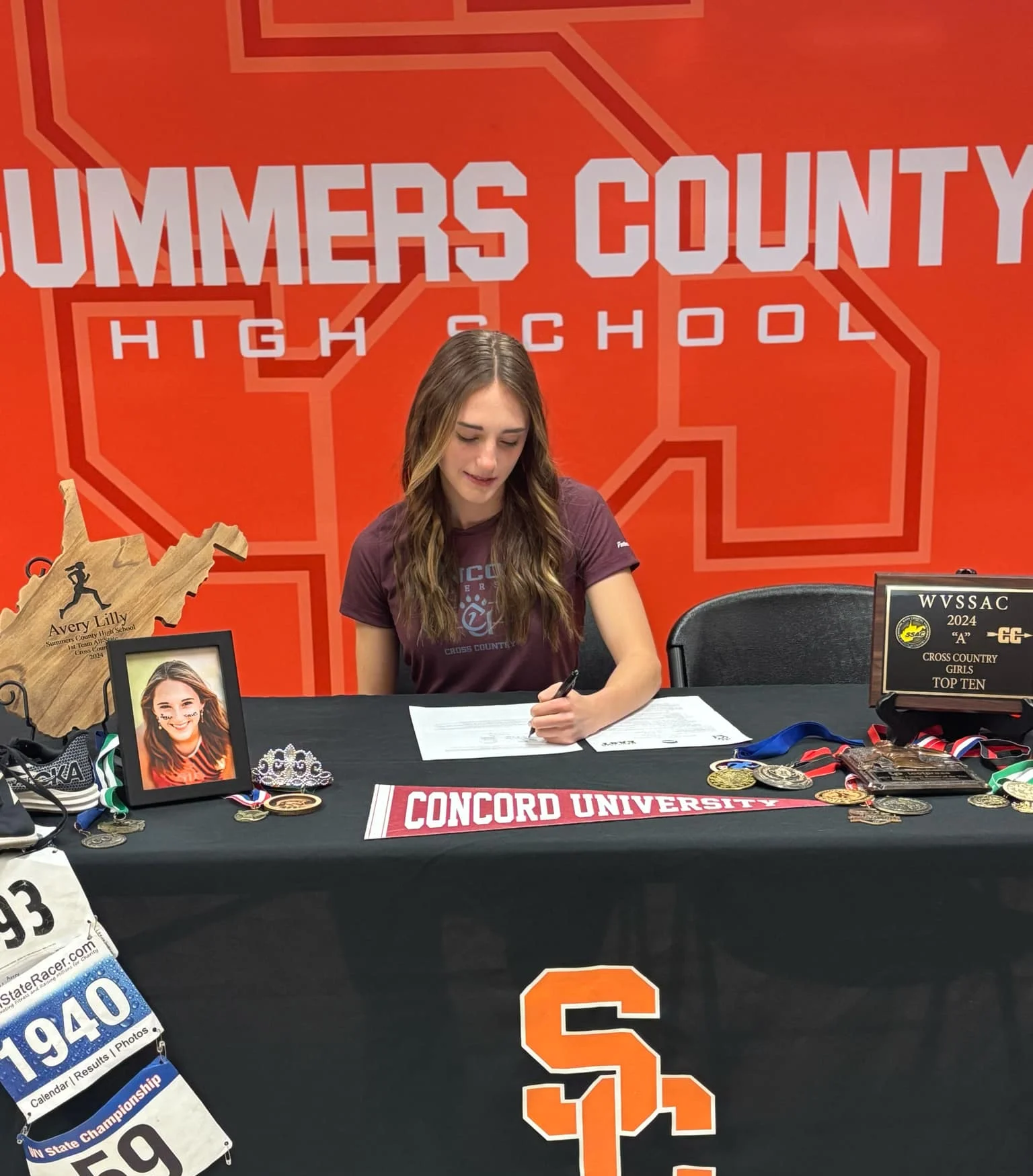 Prep Sports: Summers County’s Avery Lilly signs to run at Concord