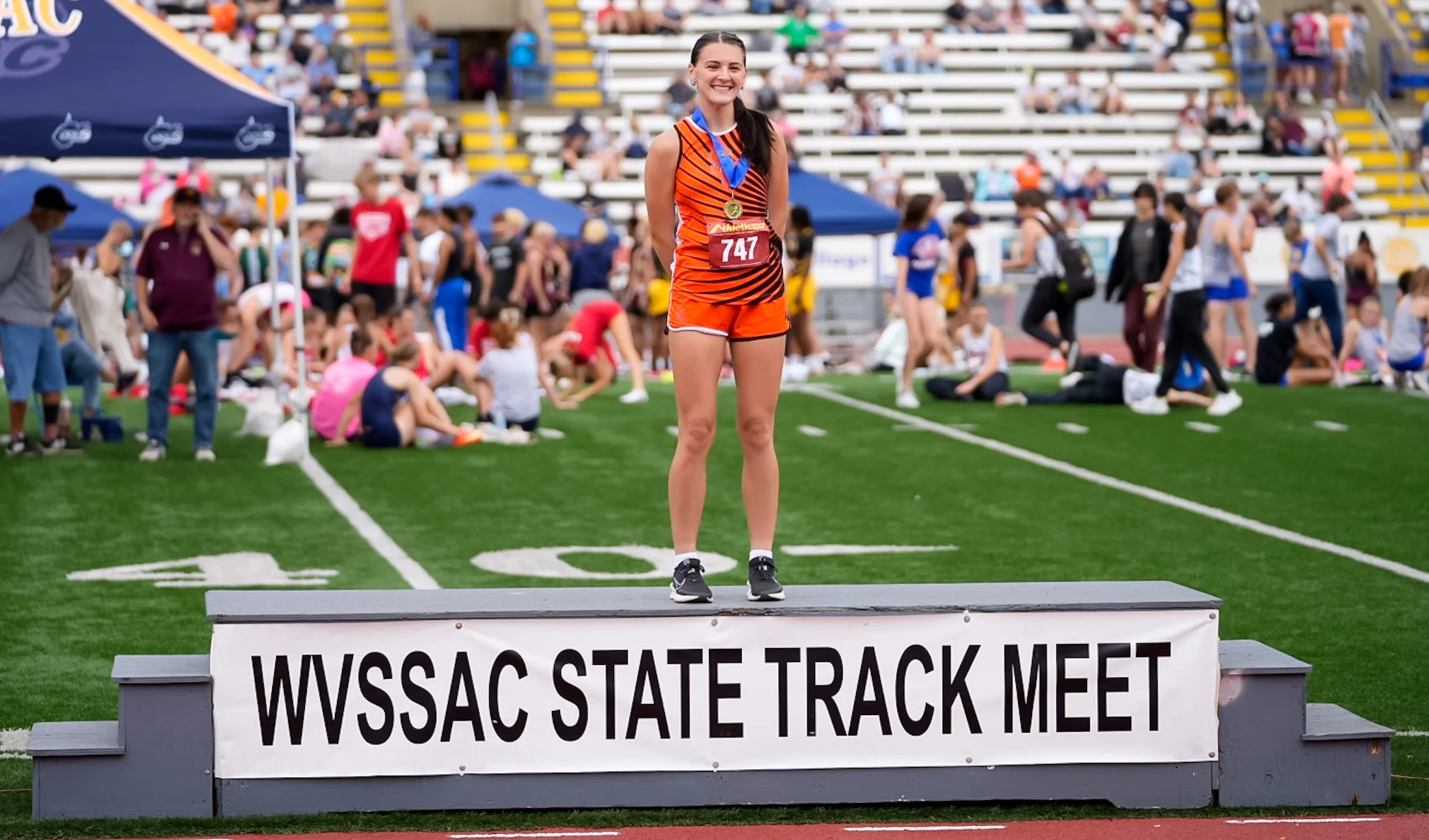 State Track Meet: Summers County’s Persinger caps career with 100-meter title