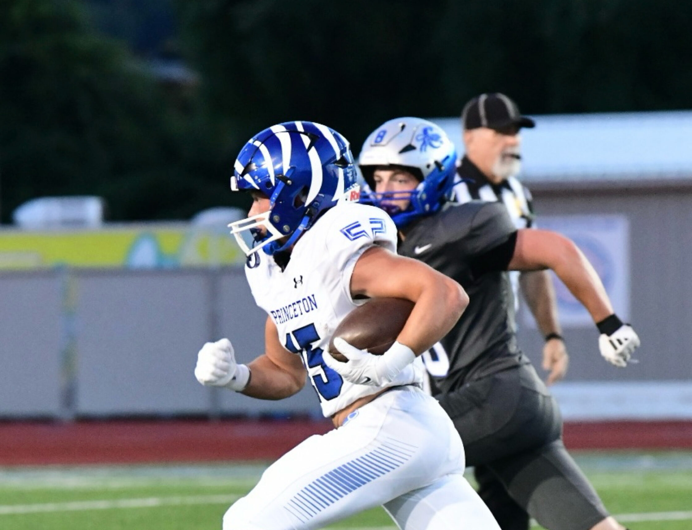 Prep Football: Mossor scores twice as Princeton kicks off Tanner era with win at Capital