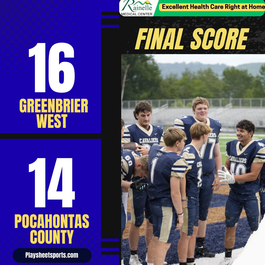 Prep Football: Greenbrier West wins home opener against Pocahontas County