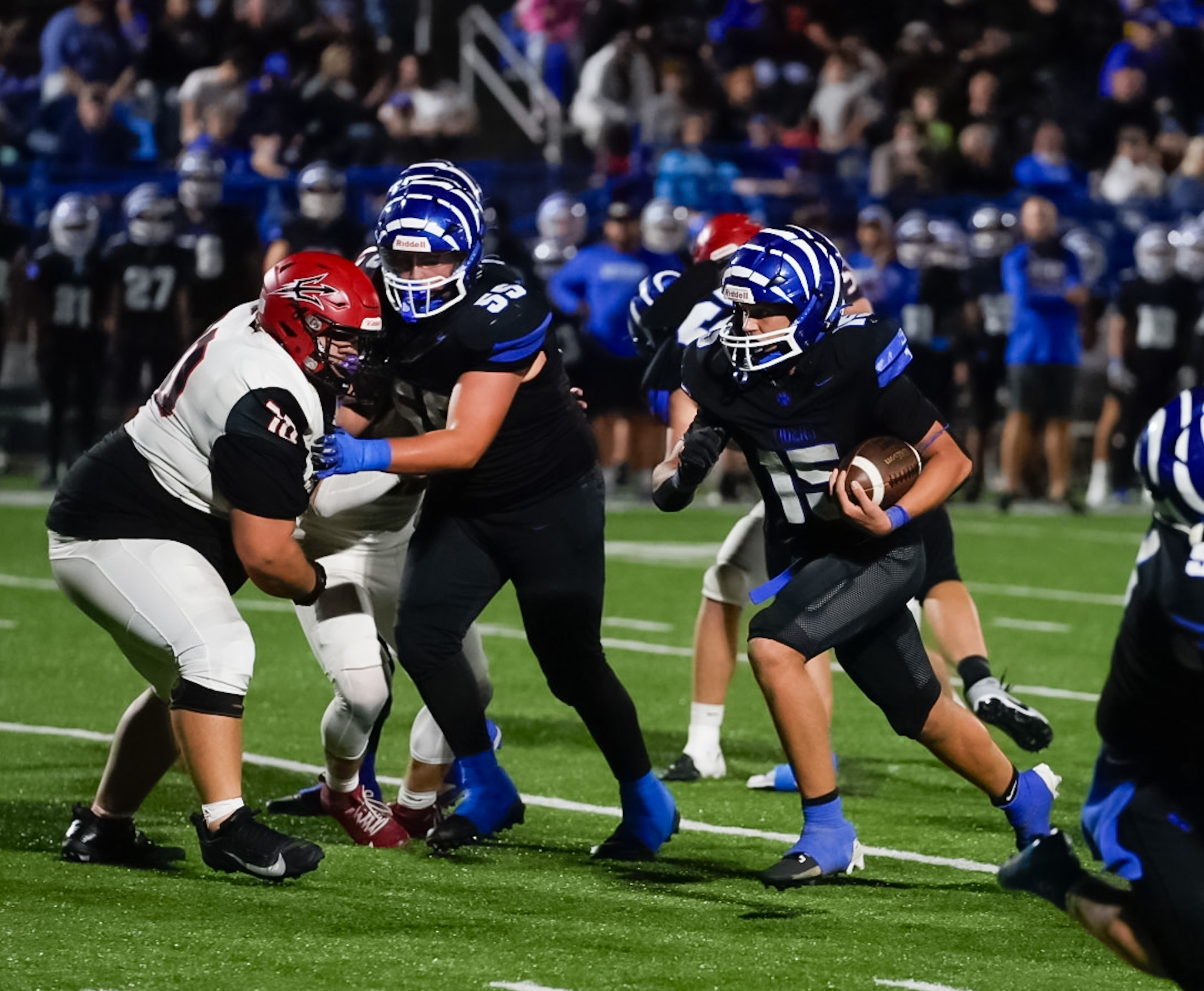 Prep Football: Special teams shine, Barker breaks record as Princeton vanquishes Oak Hill