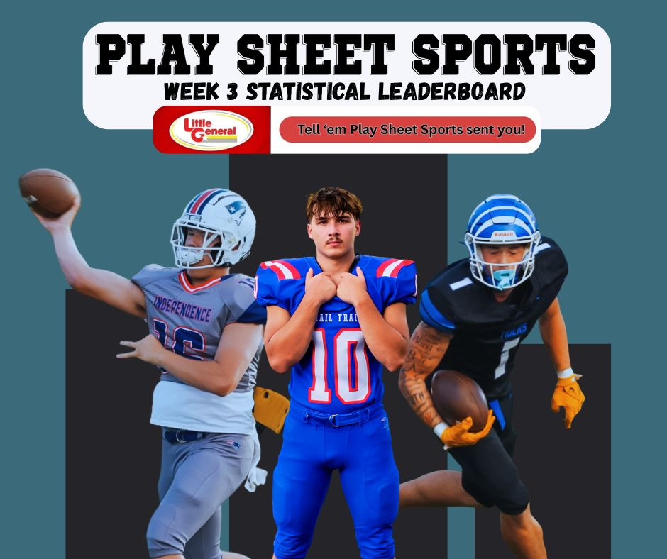 Prep Football: Week 3 Area Statistical Leaderboard
