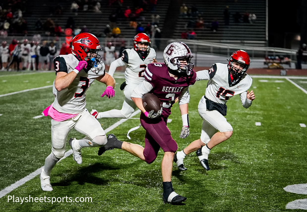 Prep Football: Beckley’s Burdette slashes through Oak Hill on Halloween