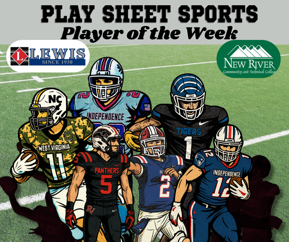 Prep Football: Cast your vote for the Lewis Nissan and New River CTC Week 7 Player of the Week