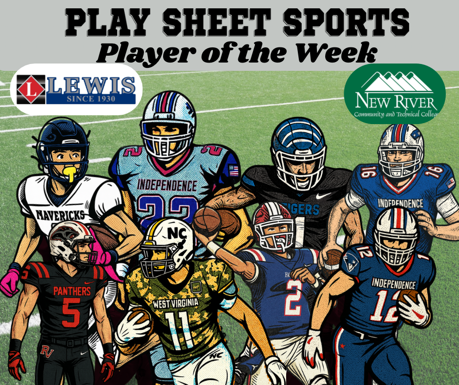 Prep Football: Cast your vote for the Lewis Nissan and New River CTC Week 9 Player of the Week