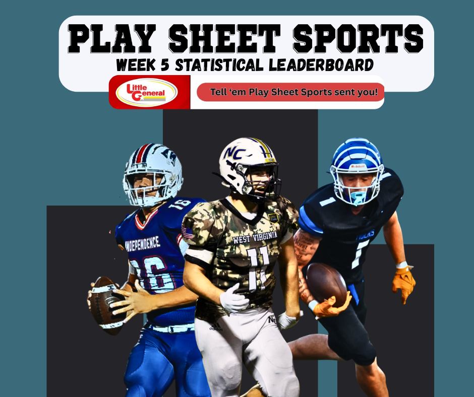 Prep Football: Week 5 Area Statistical Leaderboard