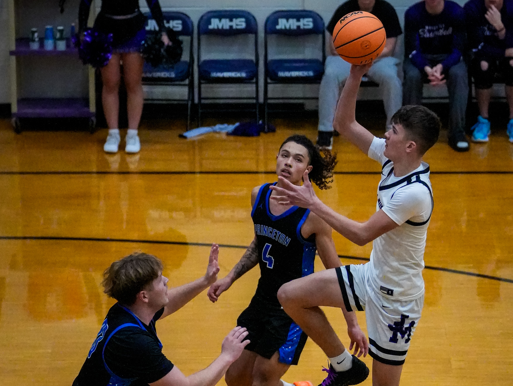 Prep Basketball: Mann and Hines lead James Monroe past Princeton