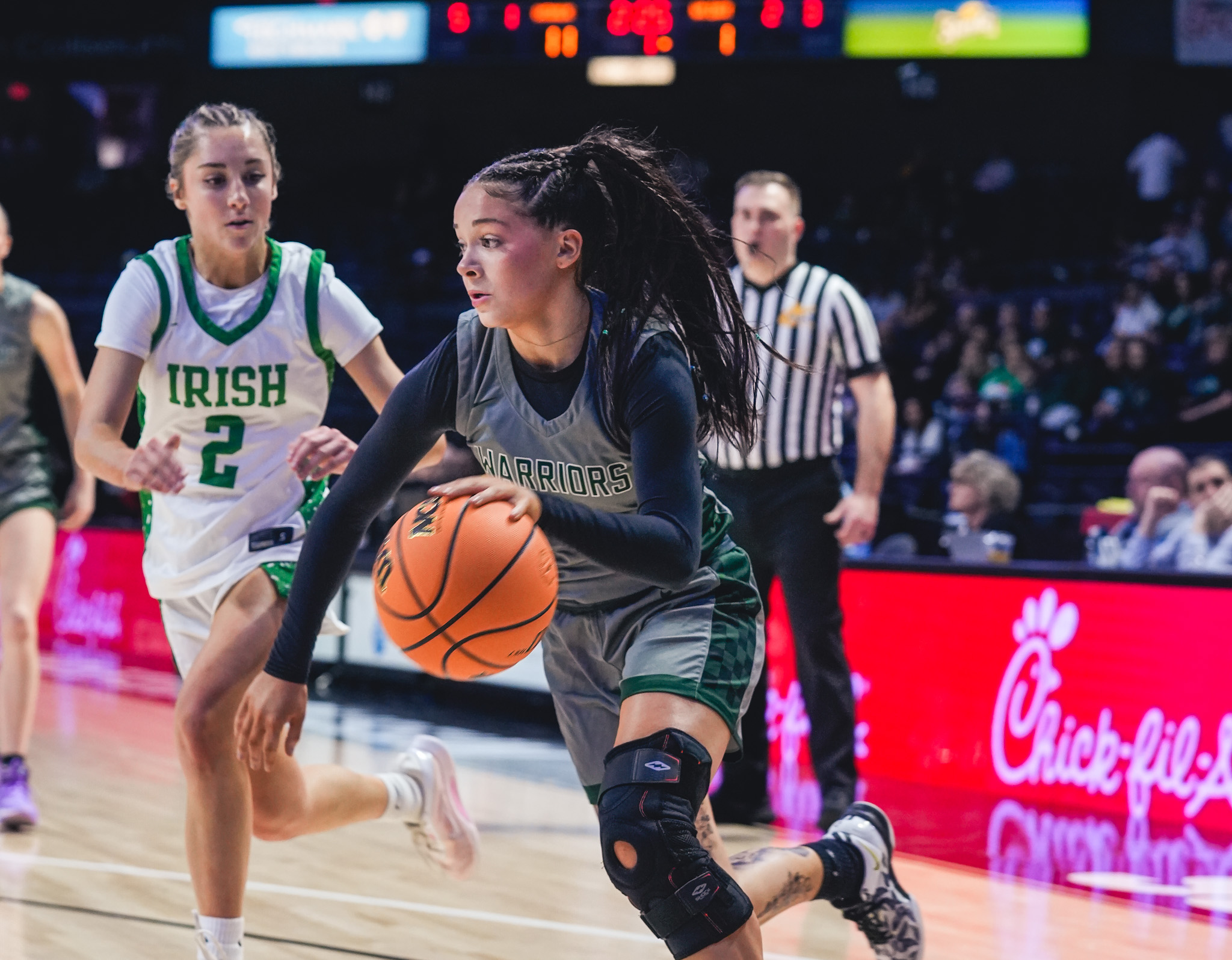 Basketball State Tournament: Lusk and Tolliver power Wyoming East over Charleston Catholic and into Class AA semis