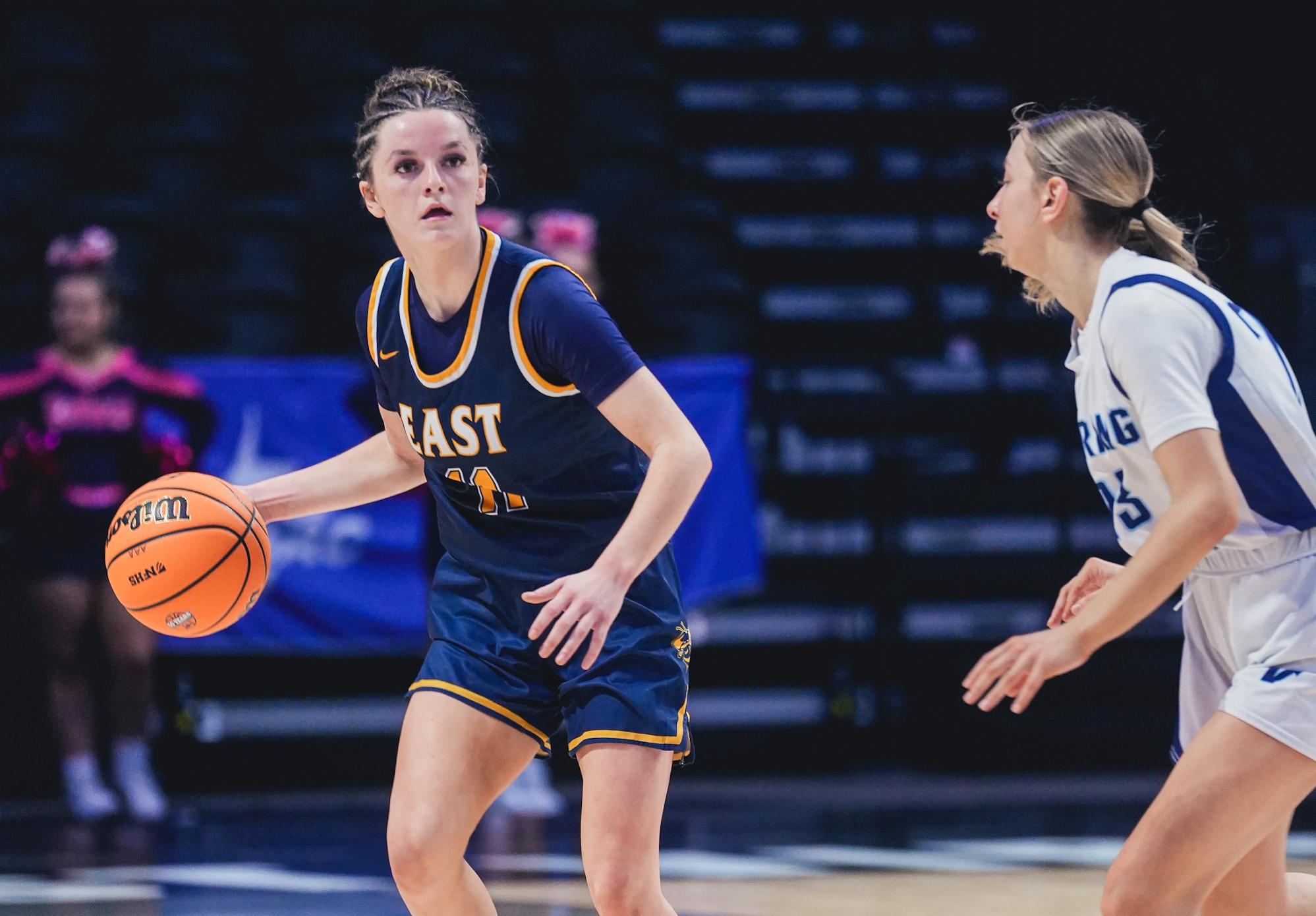 Girls State Tournament: No. 7 East Fairmont hangs on to upend No. 2 Spring Valley
