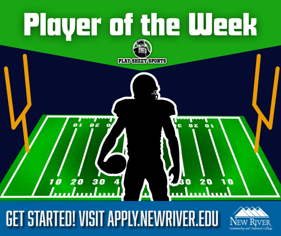 Cast your vote for the Week 1 New River Community and Technical College Player of the Week