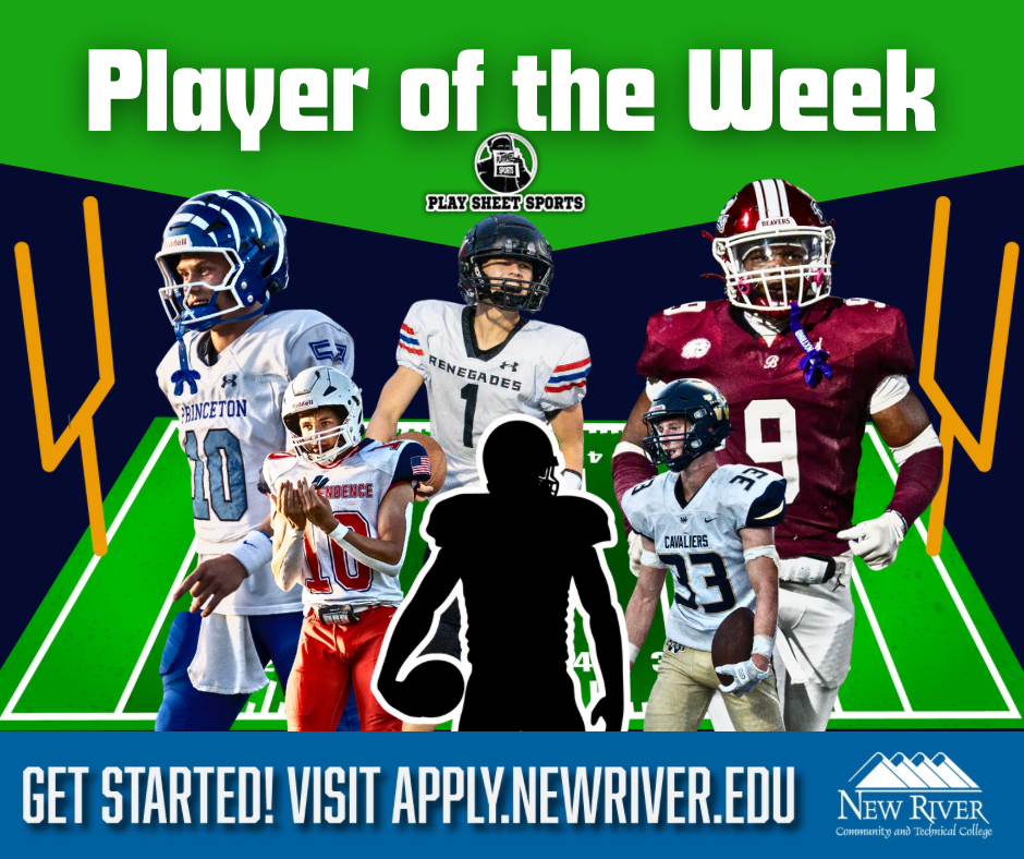Cast your vote for the Week 6 New River Community and Technical College Player of the Week